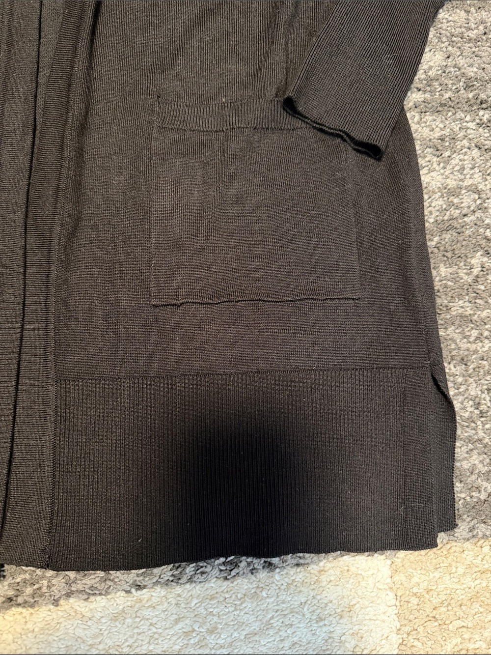 Kohl’s Nine West Essential Cardigan, black, size L NWT! - Picture 3 of 6
